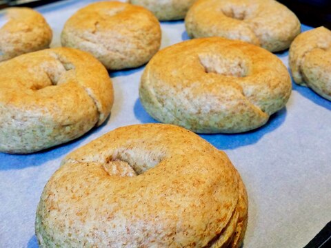 ホームベーカリーアレンジ 低糖質 ブランベーグル レシピ 作り方 By Yayo W L 楽天レシピ